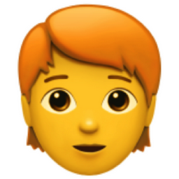 person: red hair emoji