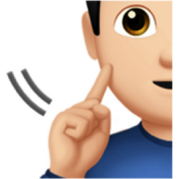deaf man: light skin tone emoji
