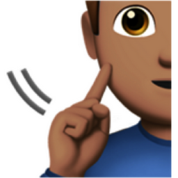 deaf man: medium skin tone emoji