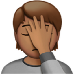 person facepalming: medium skin tone emoji