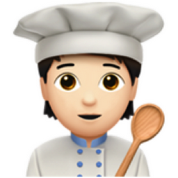 cook: light skin tone emoji