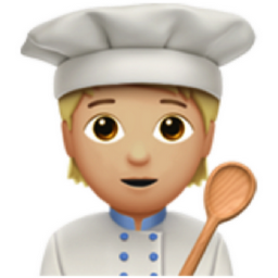cook: medium-light skin tone emoji