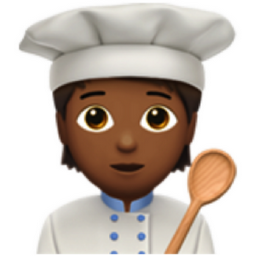 cook: medium-dark skin tone emoji