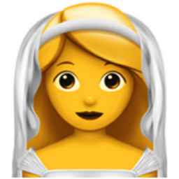 woman with veil emoji