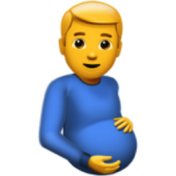 pregnant man emoji