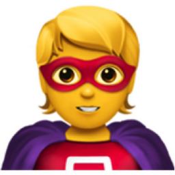 superhero emoji