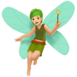 fairy: light skin tone emoji