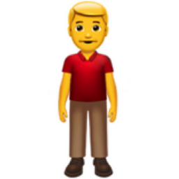 man standing emoji
