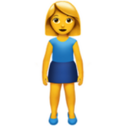 woman standing emoji