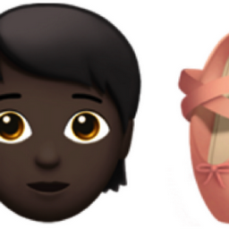 ballet dancer: dark skin tone emoji