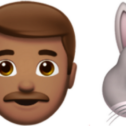 men with bunny ears: medium skin tone, medium-dark skin tone emoji