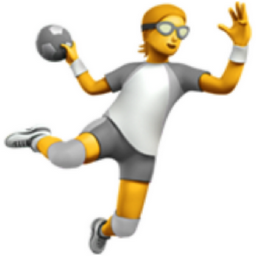 person playing handball emoji