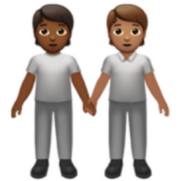 people holding hands: medium-dark skin tone, medium skin tone emoji