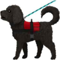 service dog emoji