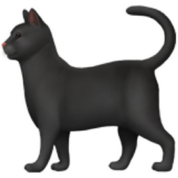 black cat emoji