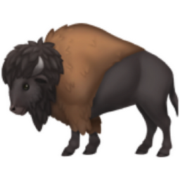 bison emoji