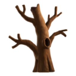 leafless tree emoji