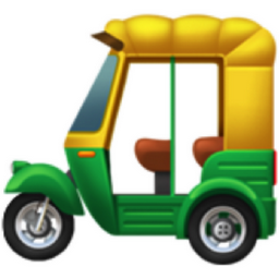 auto rickshaw emoji