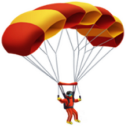 parachute emoji