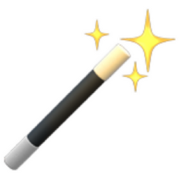 magic wand emoji