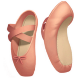 ballet shoes emoji