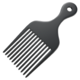 hair pick emoji