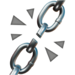 broken chain emoji