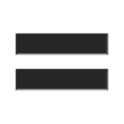 heavy equals sign emoji