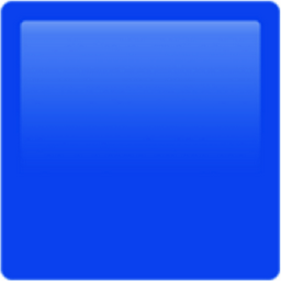 blue square emoji