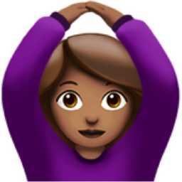 woman gesturing OK: medium skin tone emoji