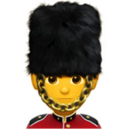 man guard emoji