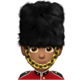 man guard: medium skin tone emoji