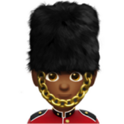 man guard: medium-dark skin tone emoji
