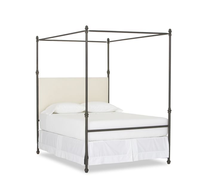 The curated nomad lauren king metal shop canopy bed