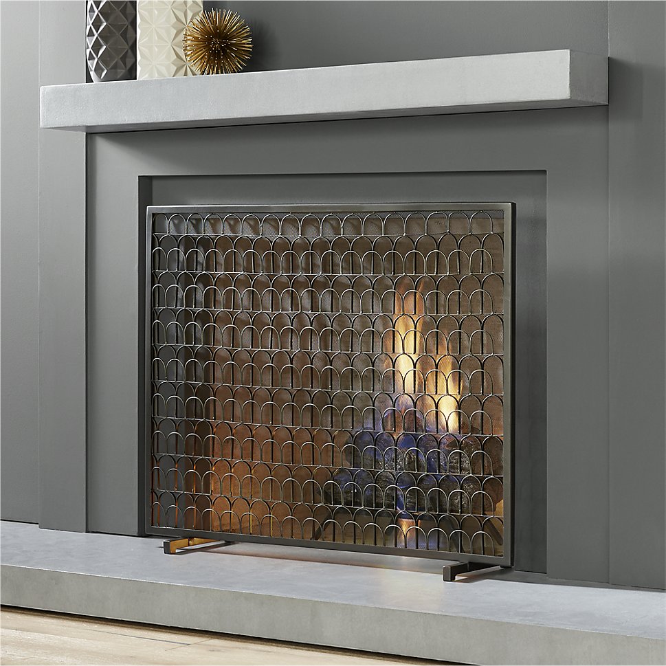 Best Modern And Contemporary Fireplace Screens 2017 Annual