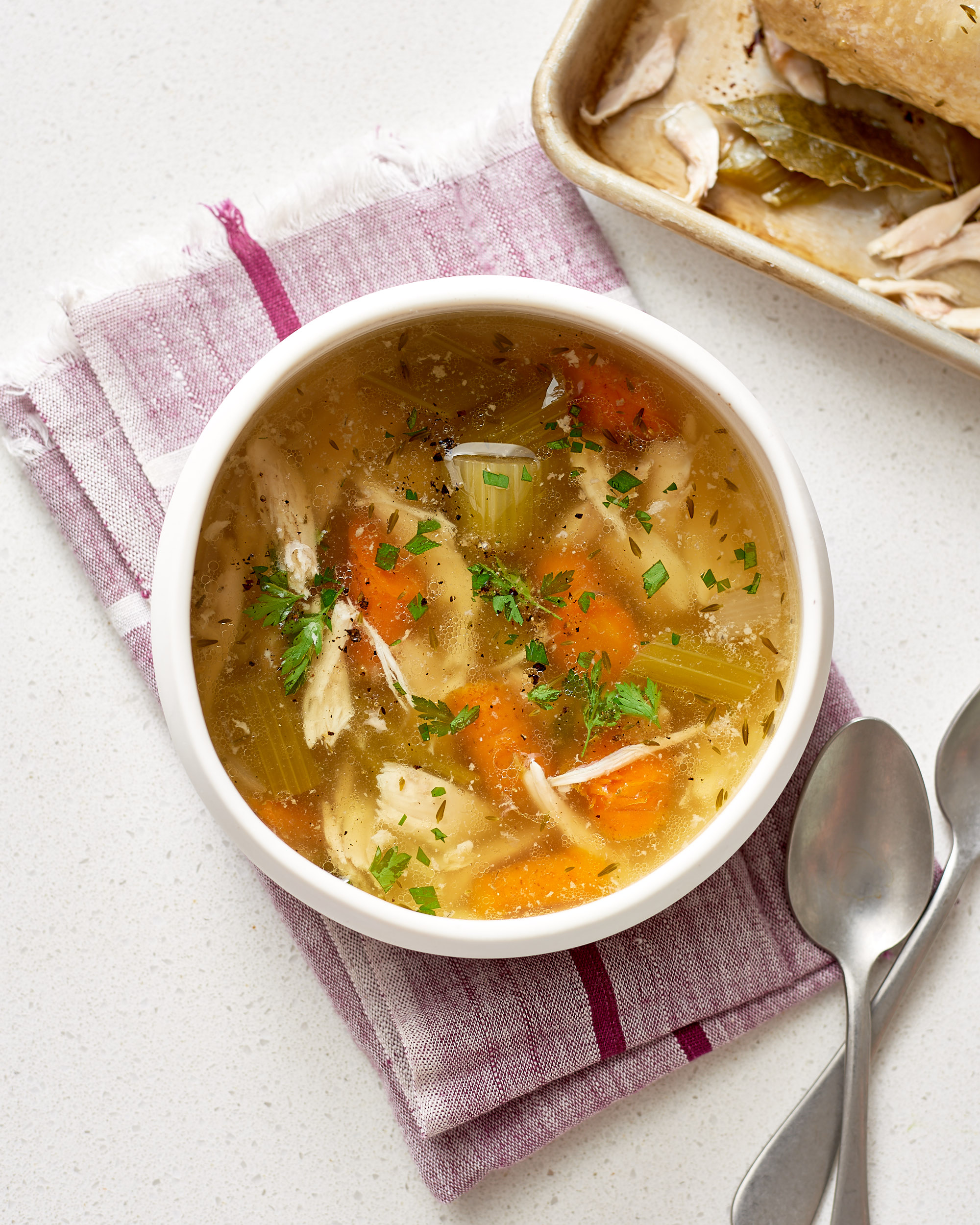 Slow Cooker Whole Chicken Soup - 