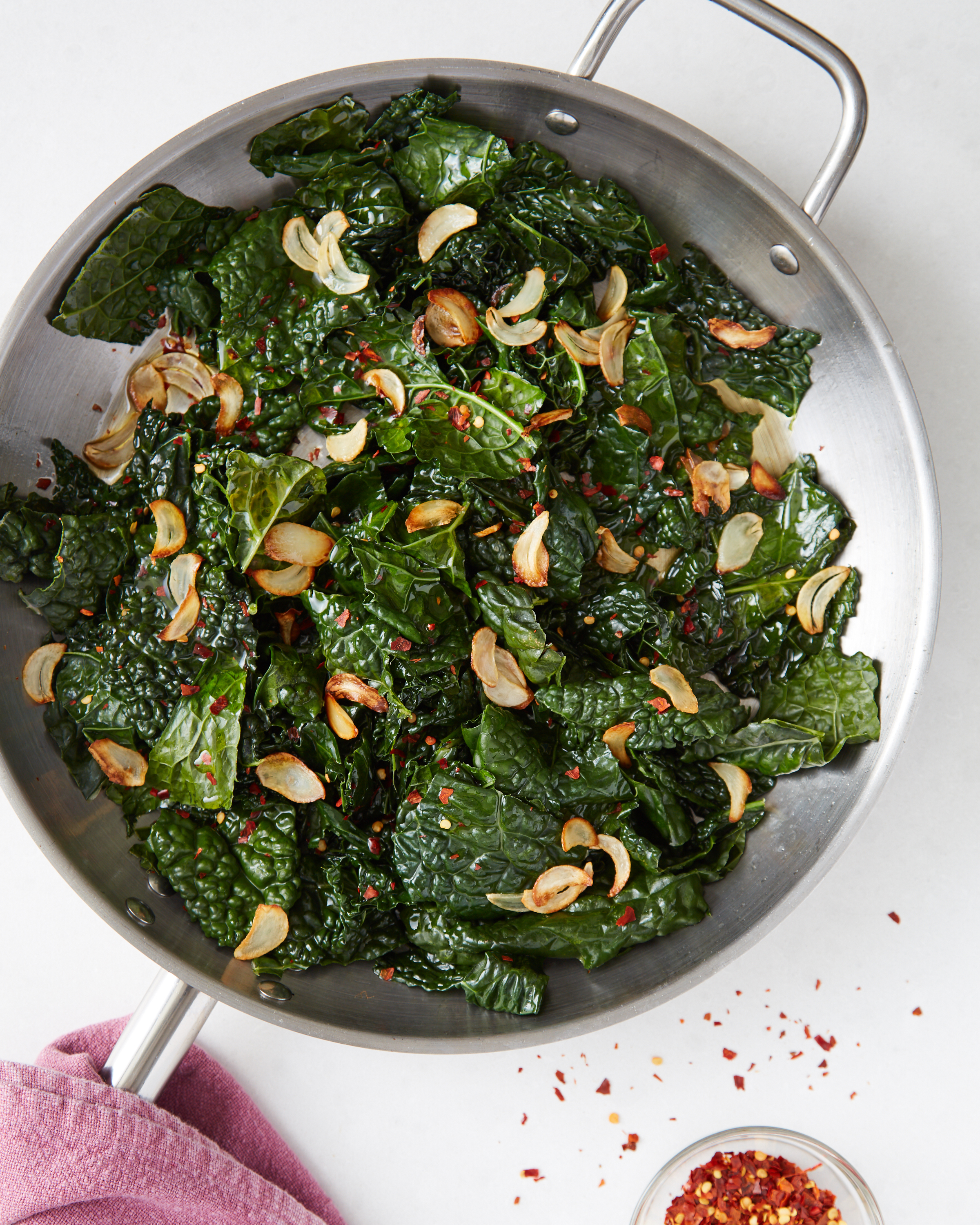 Easy Skillet Kale With Lemon Garlic - 