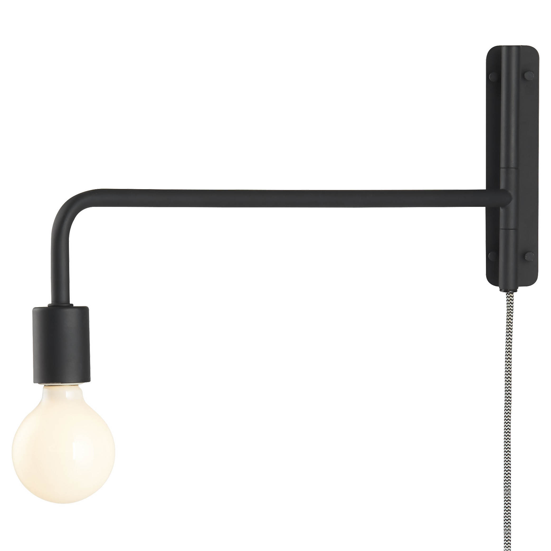 modern plug in wall sconce