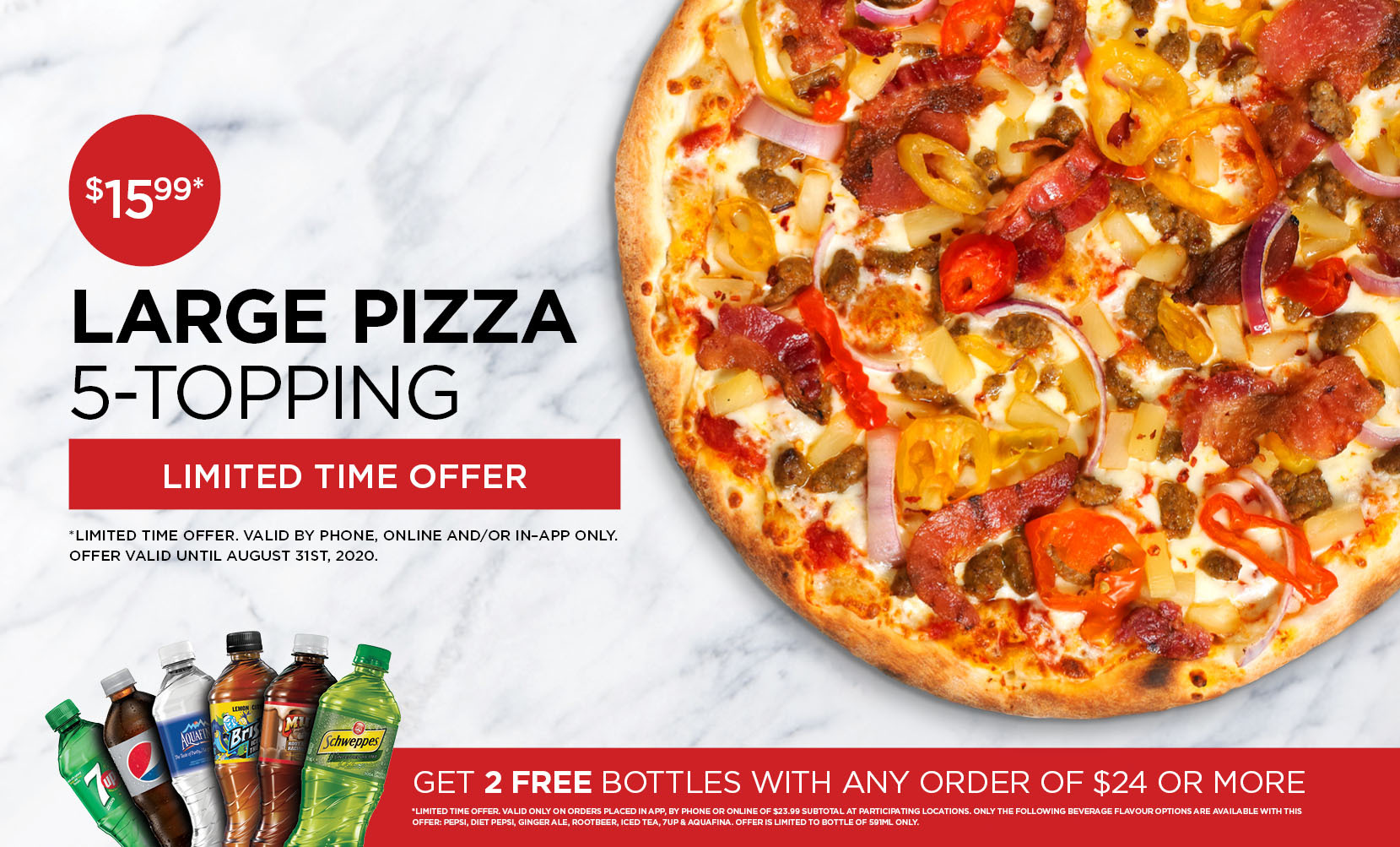 Pizzaville 3636 from your cell or Order Online Contactless Delivery