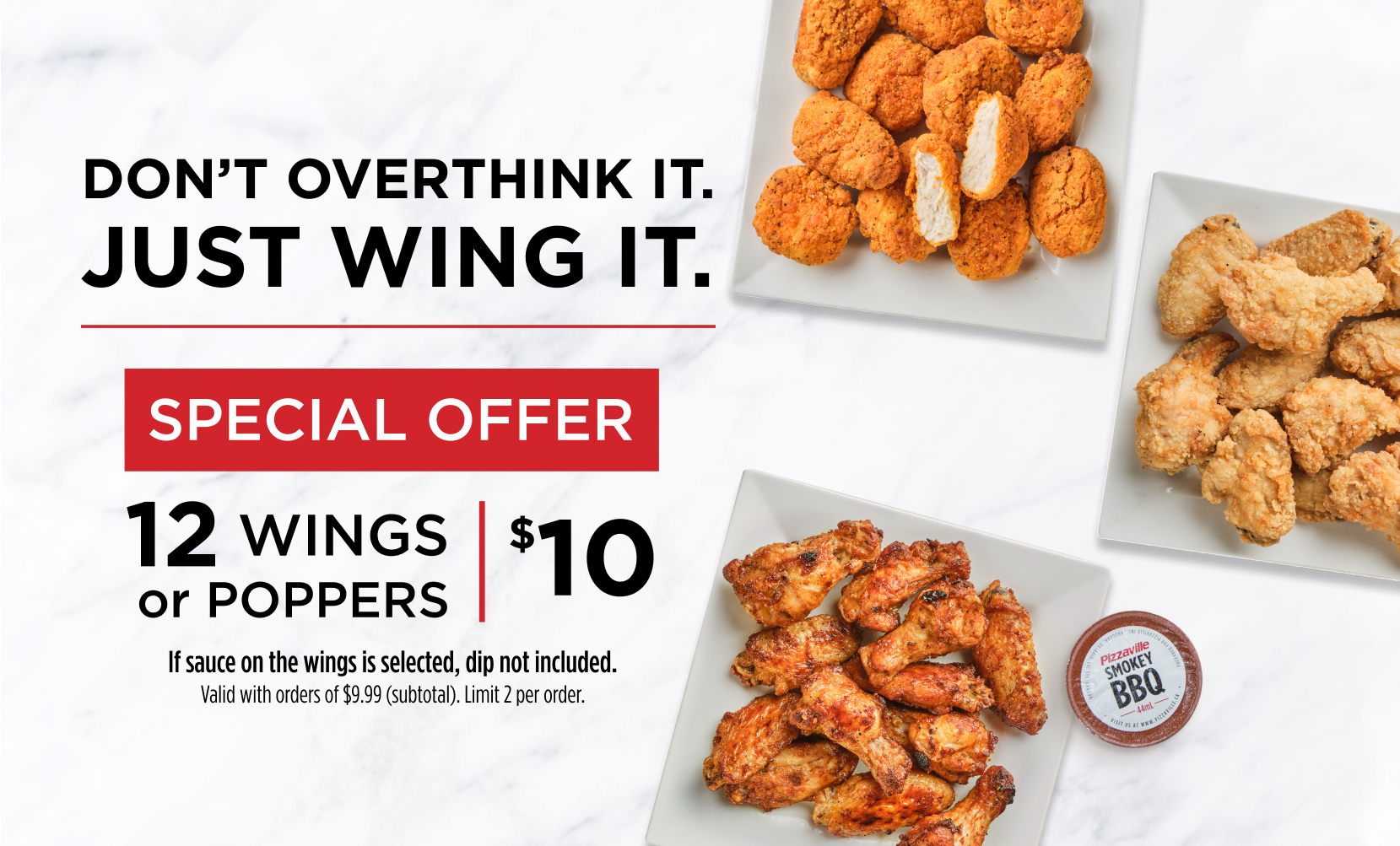 12 Wings and Poppers Promo - Desktop