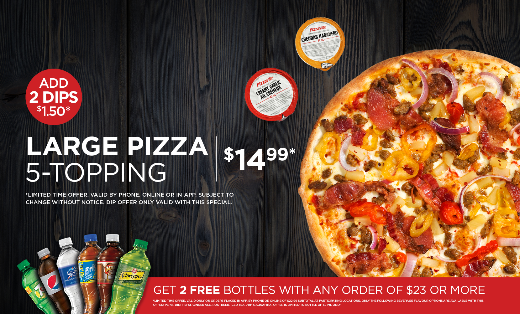 Pizzaville 3636 From Your Cell Or Order Online