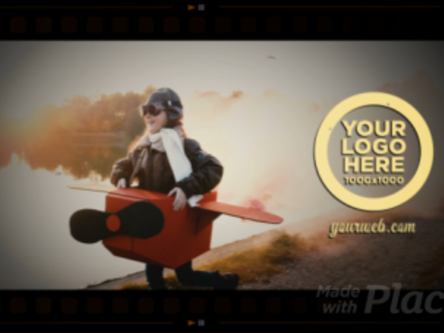 Intro Video Template Featuring a Vintage Film Look 3034