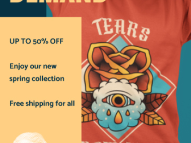 Instagram Story Video Maker With a POD Store Spring Sale 305a 3544