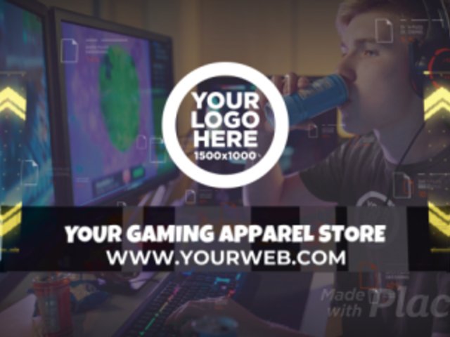 Intro Video Maker Featuring a Gaming Theme For an Apparel Store 2788a-3631-el1