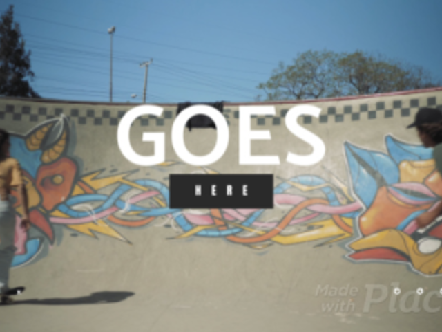 Slideshow Video Maker Featuring a Skateboarding Theme 3344-el1