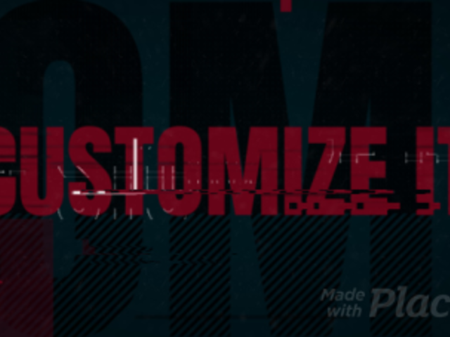 Ominous Slideshow Video Maker with Glitching Effects 3274-el1