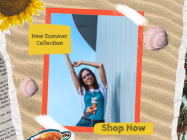 Instagram Post Video Generator With Summer-Themed Graphics 1810a 3883