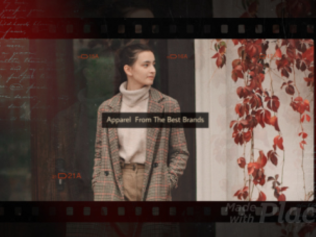 Slideshow Video Template Featuring a Fashion Theme and a Vintage Film Aesthetic 2963a 4006-el1