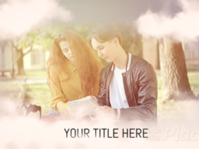 Slideshow Video Maker With a Summer Theme Featuring Cloud Transitions 3332-el1