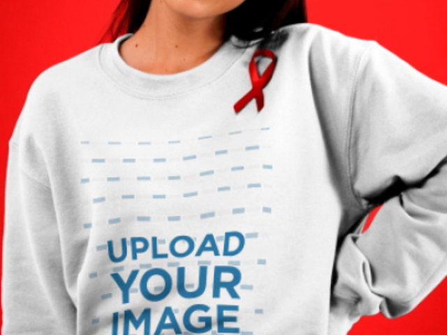 World AIDS Day-Themed Video of a Man and a Woman Wearing a Sweatshirt and a T-Shirt 4170v